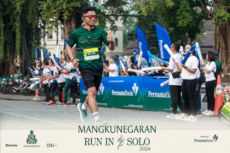 Race photo from Mangkunegaran Run 2024