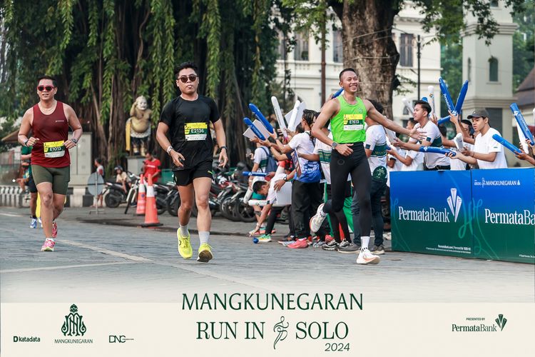 Race photo from Mangkunegaran Run 2024