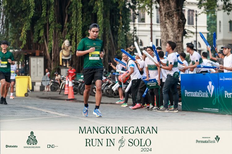 Race photo from Mangkunegaran Run 2024