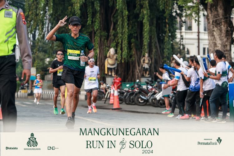 Race photo from Mangkunegaran Run 2024