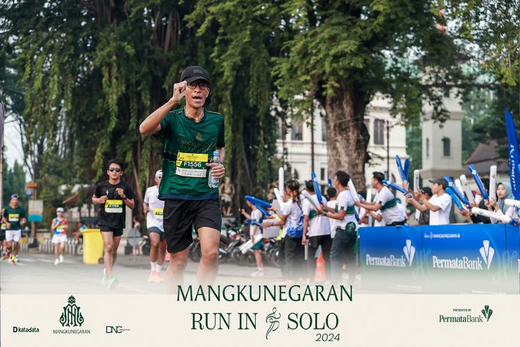 Race photo from Mangkunegaran Run 2024