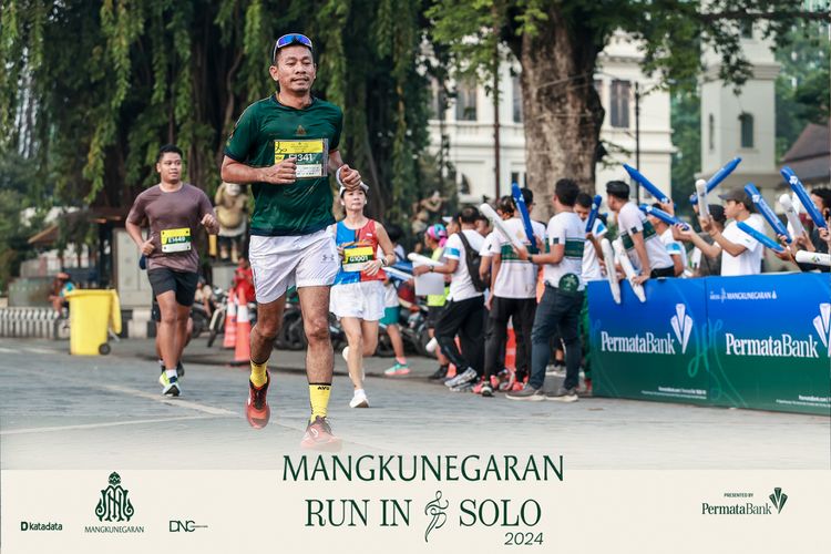 Race photo from Mangkunegaran Run 2024