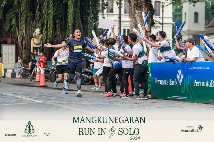 Race photo from Mangkunegaran Run 2024