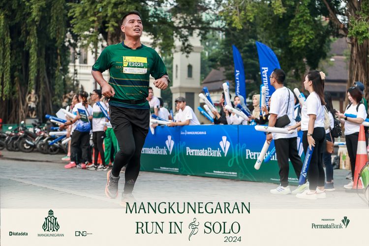 Race photo from Mangkunegaran Run 2024