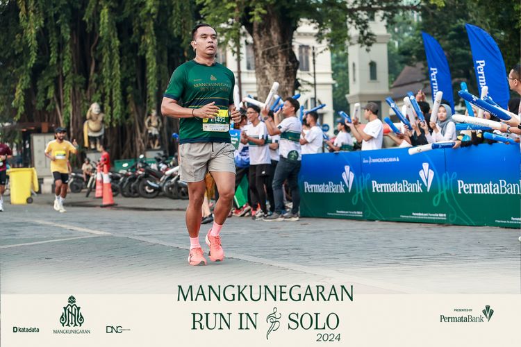 Race photo from Mangkunegaran Run 2024