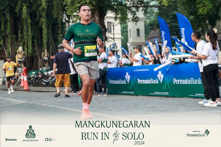 Race photo from Mangkunegaran Run 2024
