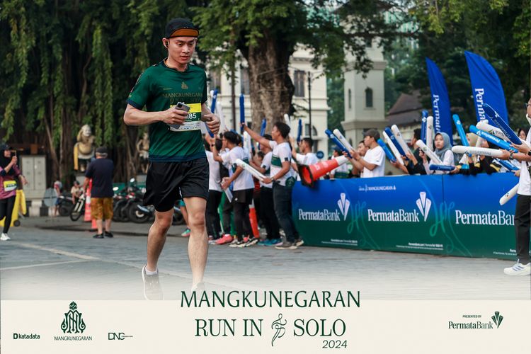 Race photo from Mangkunegaran Run 2024