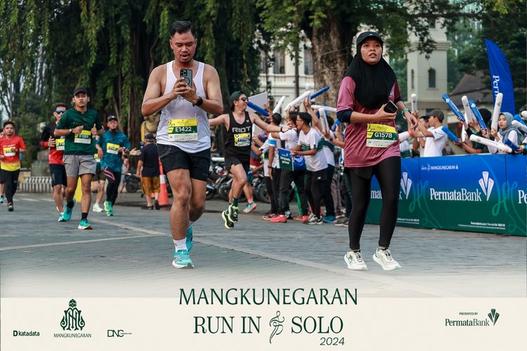 Race photo from Mangkunegaran Run 2024