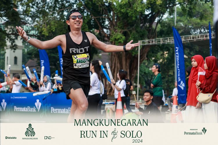 Race photo from Mangkunegaran Run 2024