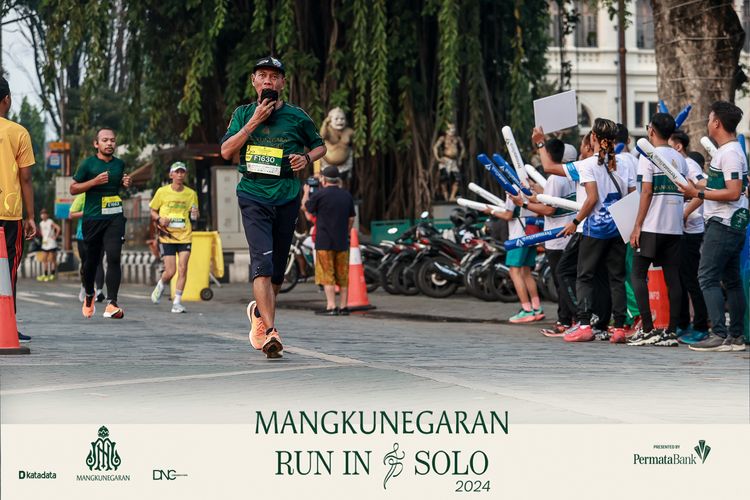 Race photo from Mangkunegaran Run 2024
