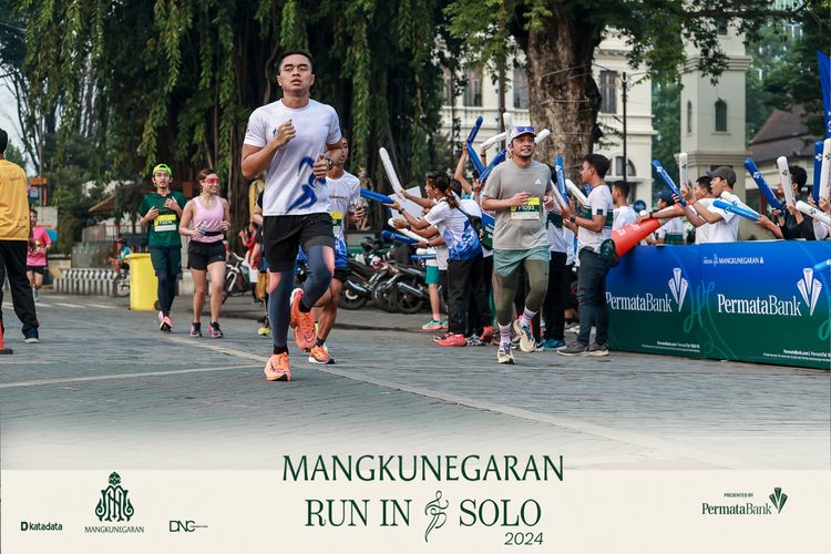 Race photo from Mangkunegaran Run 2024