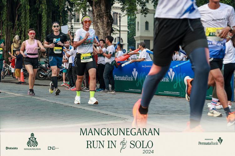 Race photo from Mangkunegaran Run 2024