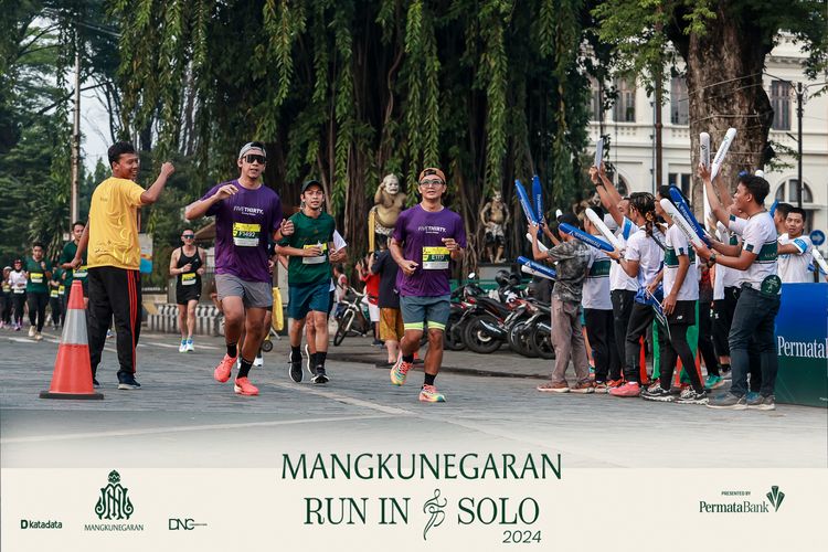 Race photo from Mangkunegaran Run 2024