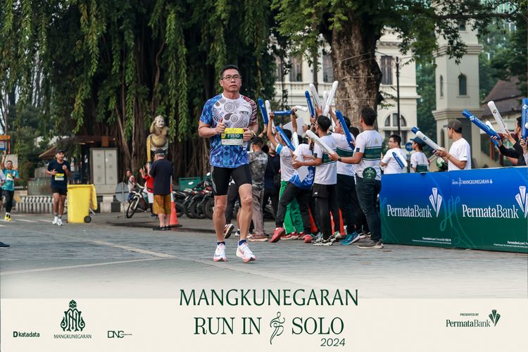 Race photo from Mangkunegaran Run 2024
