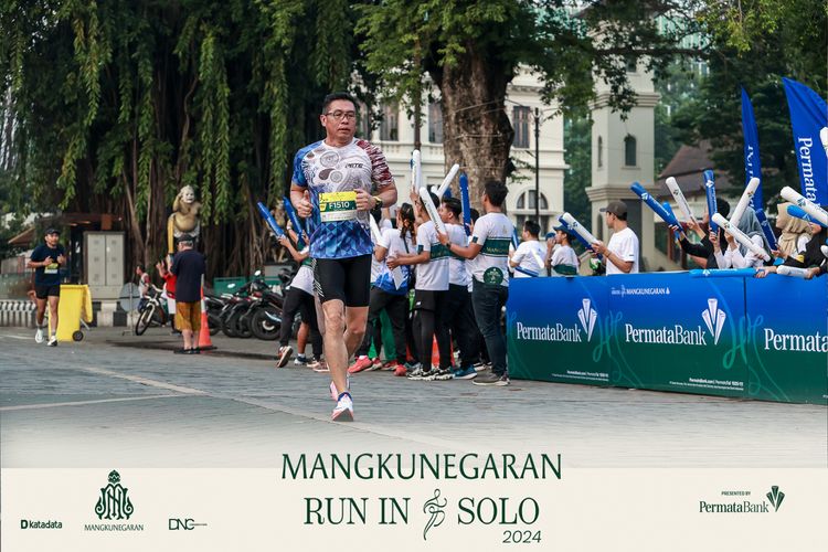 Race photo from Mangkunegaran Run 2024