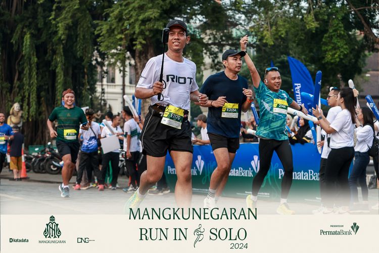 Race photo from Mangkunegaran Run 2024