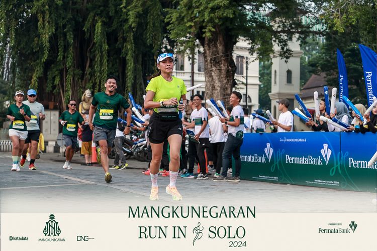 Race photo from Mangkunegaran Run 2024