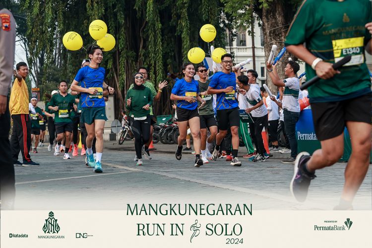 Race photo from Mangkunegaran Run 2024