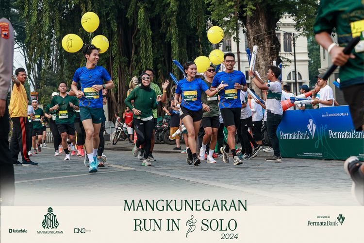 Race photo from Mangkunegaran Run 2024