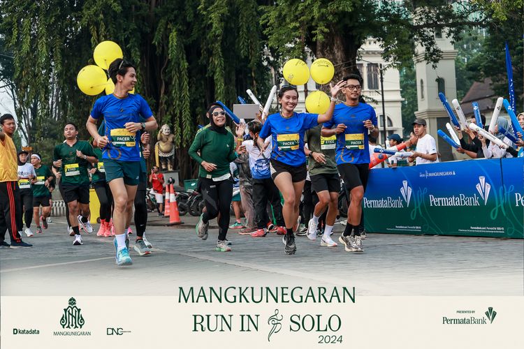 Race photo from Mangkunegaran Run 2024