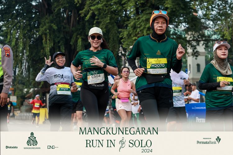 Race photo from Mangkunegaran Run 2024