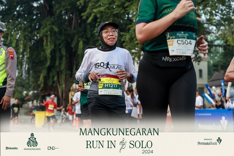 Race photo from Mangkunegaran Run 2024