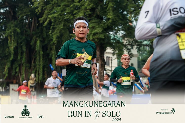 Race photo from Mangkunegaran Run 2024