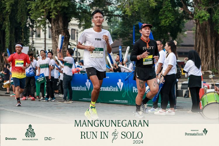 Race photo from Mangkunegaran Run 2024