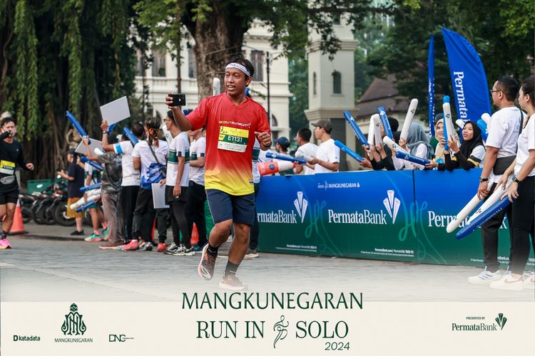 Race photo from Mangkunegaran Run 2024