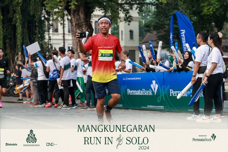 Race photo from Mangkunegaran Run 2024