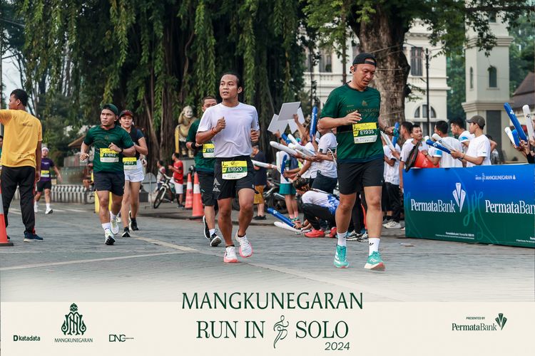 Race photo from Mangkunegaran Run 2024