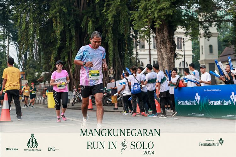 Race photo from Mangkunegaran Run 2024