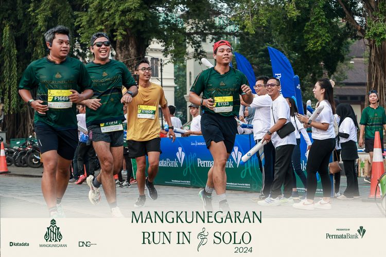 Race photo from Mangkunegaran Run 2024