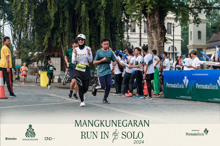 Race photo from Mangkunegaran Run 2024