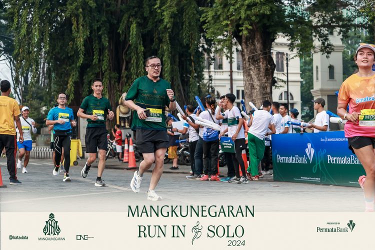 Race photo from Mangkunegaran Run 2024