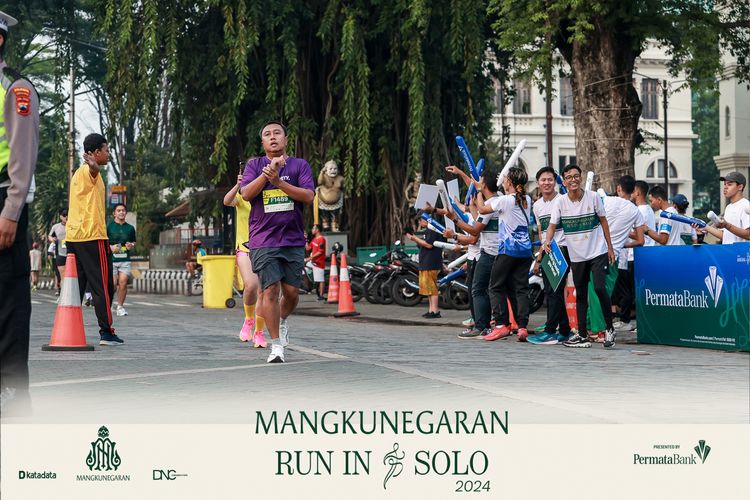 Race photo from Mangkunegaran Run 2024