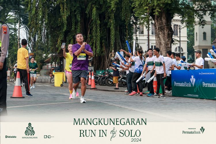 Race photo from Mangkunegaran Run 2024