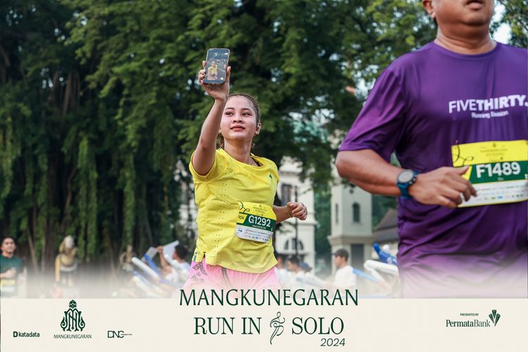 Race photo from Mangkunegaran Run 2024