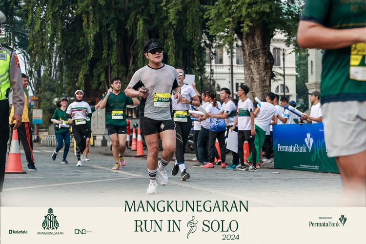 Race photo from Mangkunegaran Run 2024
