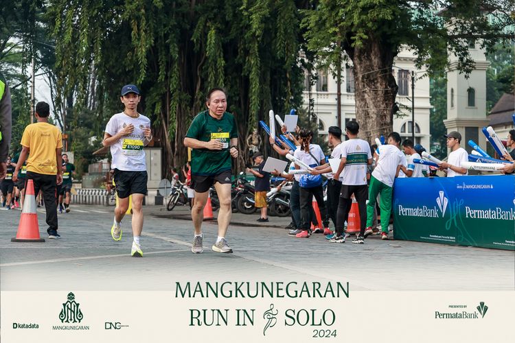 Race photo from Mangkunegaran Run 2024