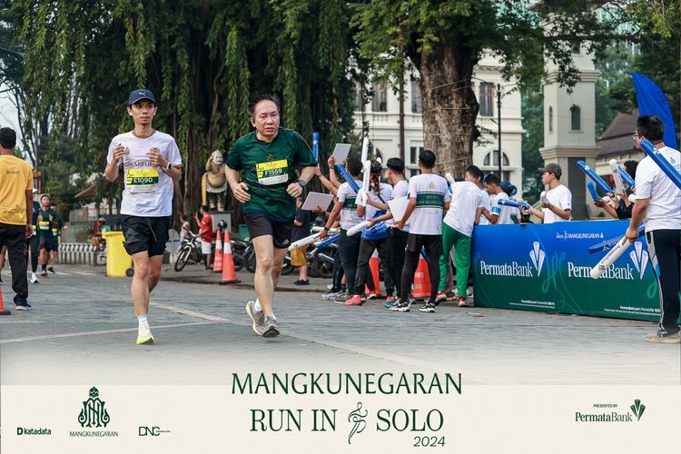 Race photo from Mangkunegaran Run 2024