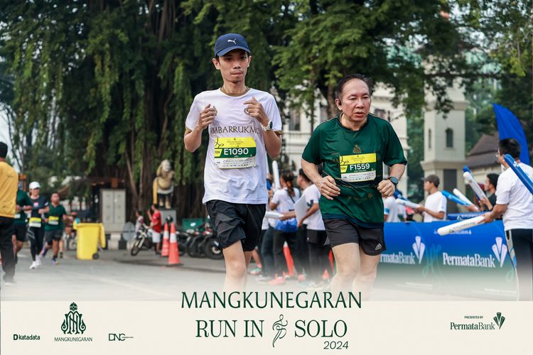 Race photo from Mangkunegaran Run 2024