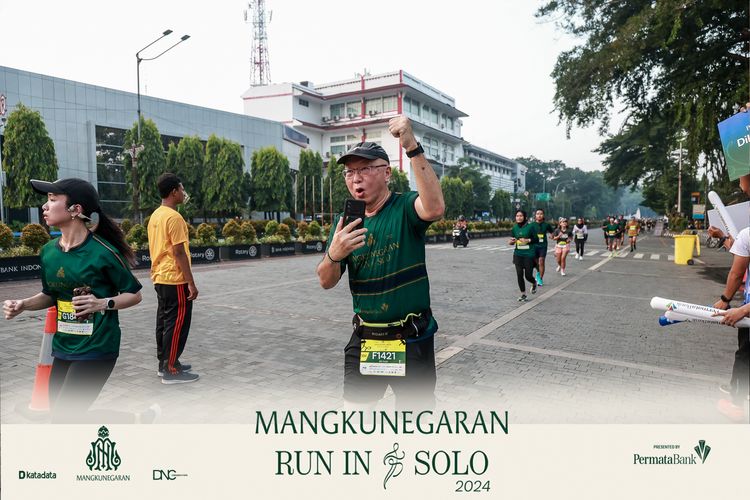 Race photo from Mangkunegaran Run 2024