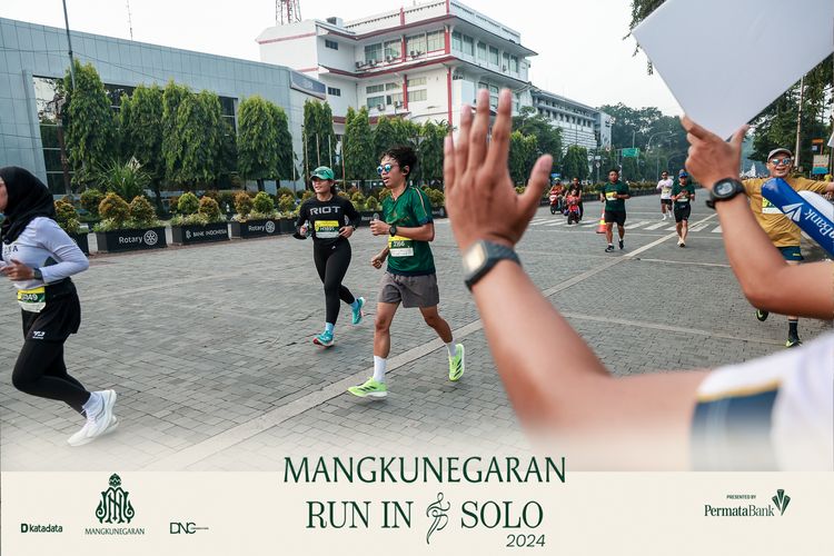 Race photo from Mangkunegaran Run 2024
