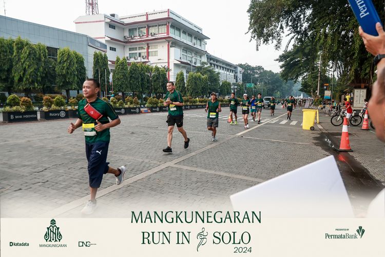 Race photo from Mangkunegaran Run 2024