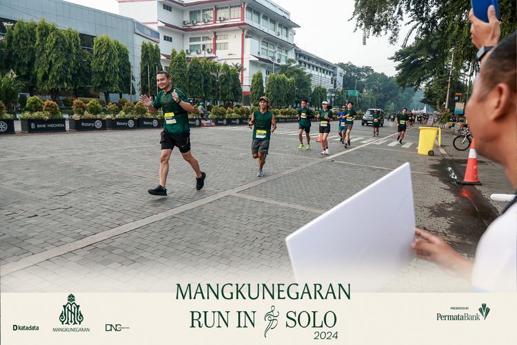 Race photo from Mangkunegaran Run 2024
