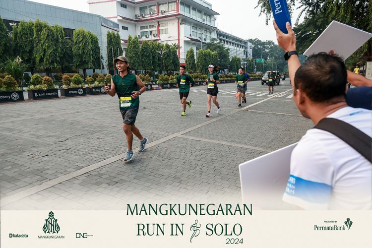 Race photo from Mangkunegaran Run 2024