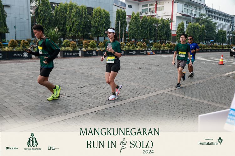 Race photo from Mangkunegaran Run 2024