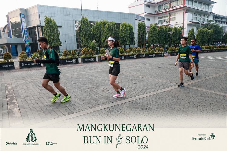 Race photo from Mangkunegaran Run 2024