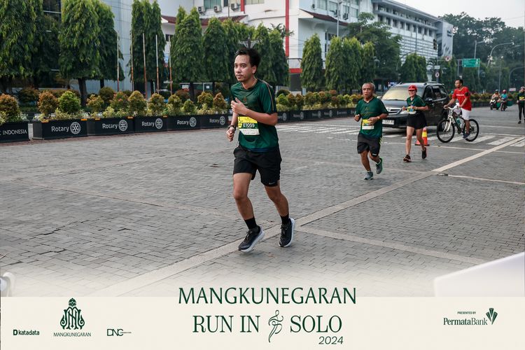 Race photo from Mangkunegaran Run 2024
